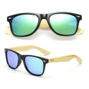 Unisex Bamboo Polarized Sunglasses Fashion Women Men Wooden UV400 Protection