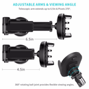 Car Fast Wireless Charger Holder Air Vent Mount Bracket Qi 3 in 1