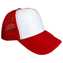Gorra camionera lisa - Frente de espuma con malla ajustable unisex
