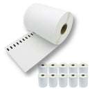10 Rolls Dymo 4XL Compatible Shipping Thermal Label Roll SD0904980 - 104x159mm - 1744907