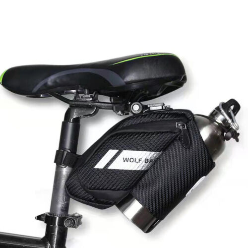 Bike Storage Saddle Bag Bottle Holder Portable Bicycle Cycling Seat Pannier