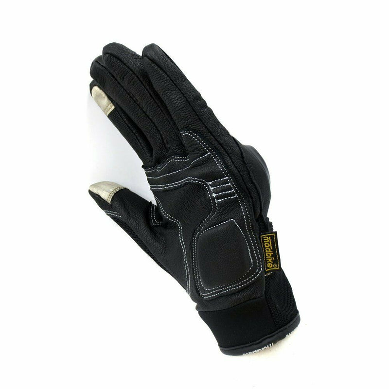 Leather Touch Screen Motorcycle Gloves Sport Motorbike Racing Street MAD-02L