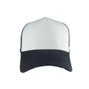 Gorra camionera lisa, frente plano con malla