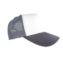 Gorra camionera lisa, frente plano con malla