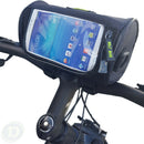 Cycling Front Bag Portable Bike Handlebar Bag Bicycle Touch Screen Phone Holder