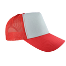 Gorra camionera lisa, frente plano con malla