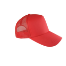 Gorra camionera lisa, frente plano con malla