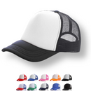 Gorra camionera lisa - Frente de espuma con malla ajustable unisex